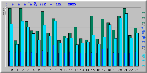 時間ごとの状況 -  12月 2025